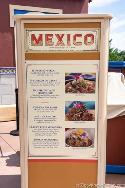 REVIEW: Mexico - 2019 Epcot Food and Wine Festival | Menu, Prices