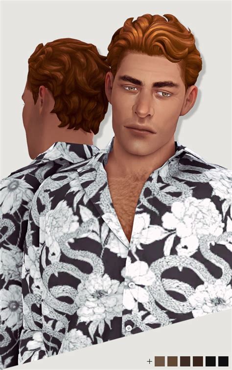 Luutzi Portofino Male Hair In Mens Hairstyles Sims Cc