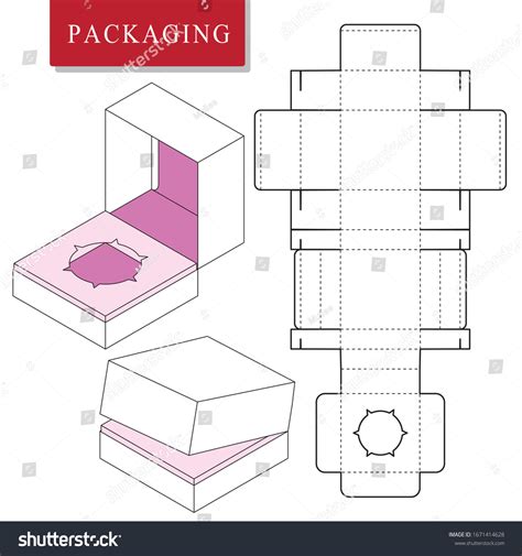 Box Template Design Product Stock Vector (Royalty Free) 1671414628 ...