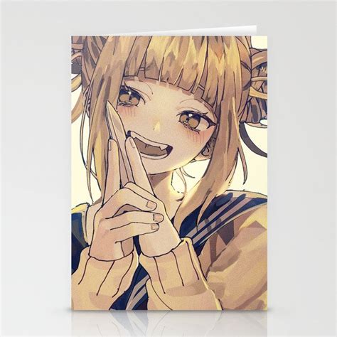 My Hero Academia Toga Himiko Stationery Cards by Theodore E Hurt | Society6