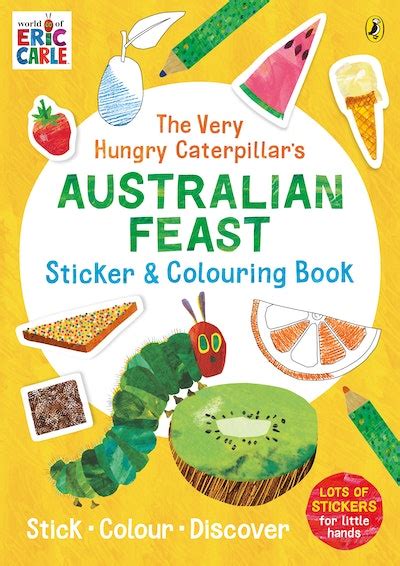 The Very Hungry Caterpillars Australian Feast Sticker And Colouring