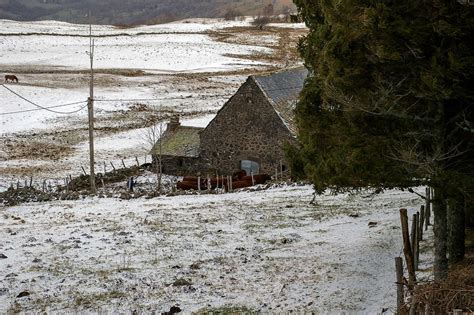 Cantal En Hiver Cantal Auvergne Aurillac