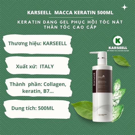 Mua Kem ủ tóc KERATIN Karseell 500ml phục hồi tóc hư tổn tái tạo cấu