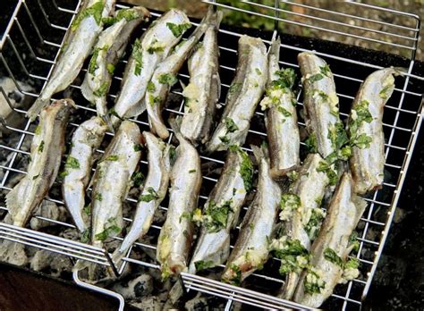 Grilled capelin - Master recipes