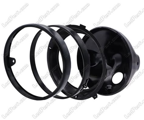 Phare Rond Noir Pour Optique Led De Honda Hornet