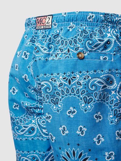 MC2 Saint Barth Badehose Mit Allover Print Modell CAPRESE Jeansblau