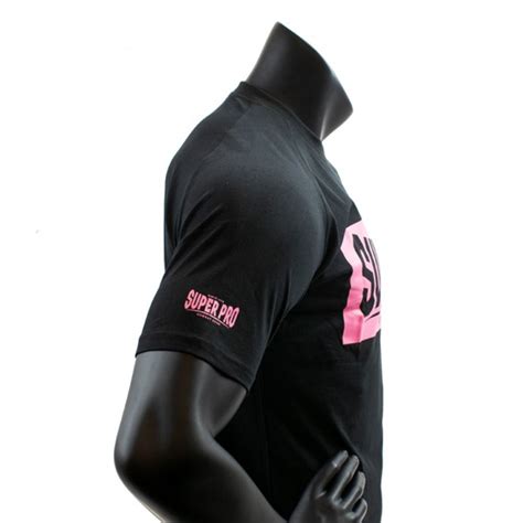 Super Pro T Shirt Block Logo Schwarz Pink Xs Xs 1420067 1