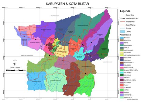 PETA KABUPATEN KOTA BLITAR