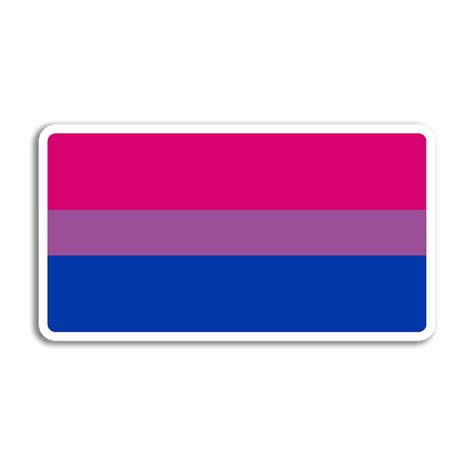 Bisexual Pride Flag Sticker