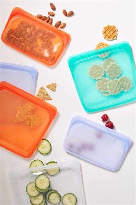 Stasher Small Reusable Silicone Snack Bag Best Refrigerator