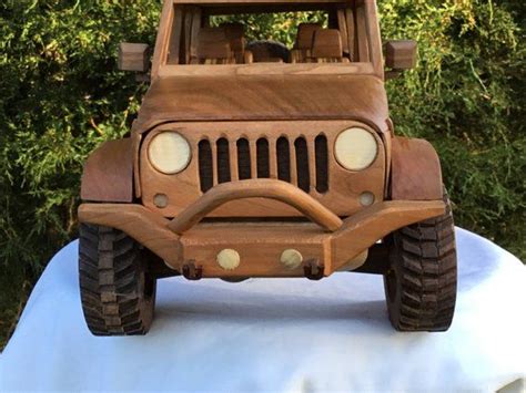 Hand Made Wood Jeep Wooden Wall Art Wooden Toys Antique Cars Jeep