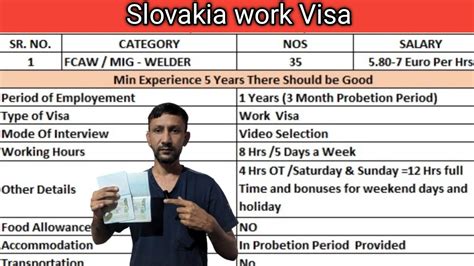 Slovakia Work Permit Visa Slovakia Work Visa Slovakia Visa Update