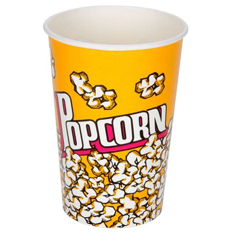 Carnival King 46 Oz Popcorn Cup 50 Pack