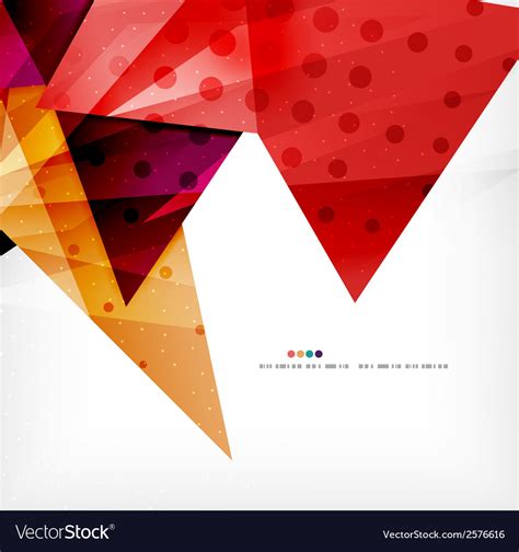 Modern 3d Glossy Overlapping Triangles Royalty Free Vector