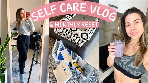 Self Care Vlog And Monthly Reset νύχια💅🏻 Healthy Habits🏃🏼‍♀️ τα