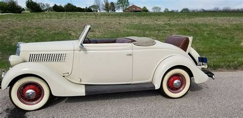 1935 Ford Cabriolet Convertible Original Super Nice Driver VIDEO For