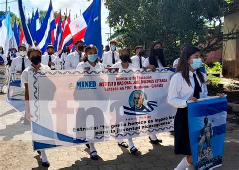 Estudiantes De Nandaime Realizan Desfile Patrio TN8 Tv