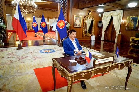 President Rodrigo Roa Duterte Delivers His Statements During The