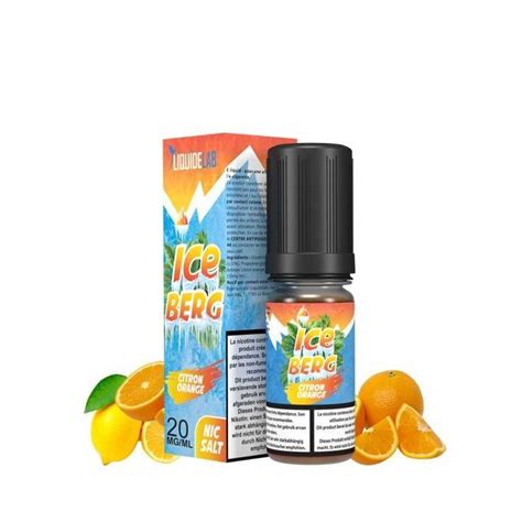 Iceberg Citron Orange Ml Sel De Nicotine O Jlab Au Meilleur Prix