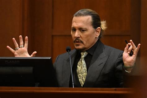 Johnny Depp Takes The Stand Tells Judge He Never Struck Amber Heard Newsweek