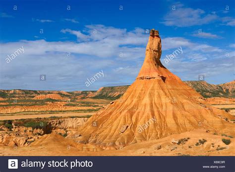 Bardenas Reales Natural Park Biosphere Reserve Navarre Spain Stock ...