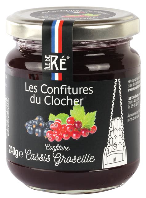 Confiture Cassis Groseilles Les Confitures Du Clocher