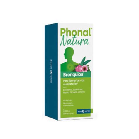 Jarabe Bronquios Phonal Natura Alivio Natural Para Vías Respiratorias