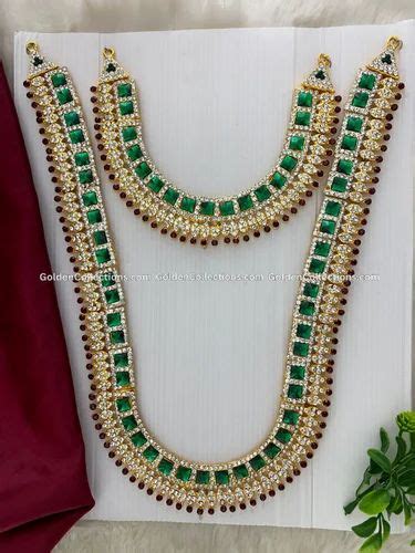 Amman Long Necklace GoldenCollections DLN 042 At Rs 3250 00 Long