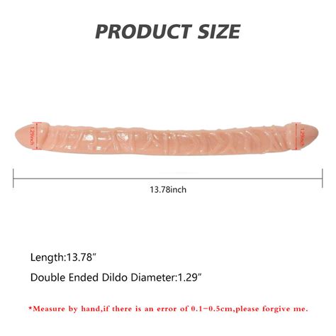 Long Double Sided Ended Headed Dildo Penetration Dong Sex Toys Women
