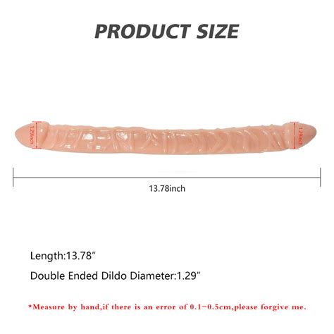 Double Sided Ended Headed Dildo Penetration Dong For Lesbians Sex Toys