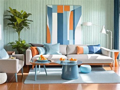 Blue and Orange Living Room Decor Ideas and Inspiration