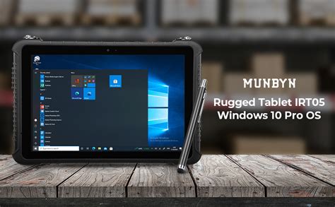 MUNBYN Tablet Resistente IRT05 De 10 1 Pulgadas Con Windows 10 Pro