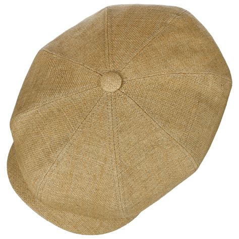 Hatteras Uni Sustainable Linen Flat Cap By Stetson