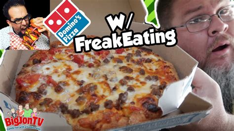 Cheeseburger Pizza Dominos Collab W Freakeating Drive Thru