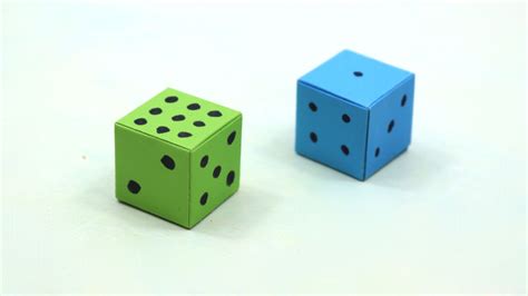 How to Make a Paper Dice | Easy Origami Ludo Dice | Dice folding Step by Step