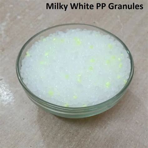 Milky White Pp Granules For General Plastics G Cm At Rs Kg