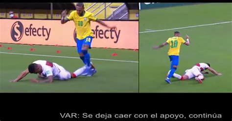 Audio Var De La Polémica Jugada Entre Santamaría Y Neymar Se Deja