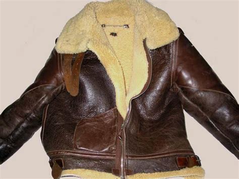 B-3 Sheepskin Flight Jacket WWII | Leather flight jacket, Leather ...