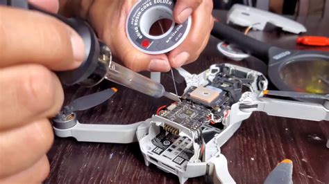 Dji Mini Crash Drone Broken Arm And Repair Youtube