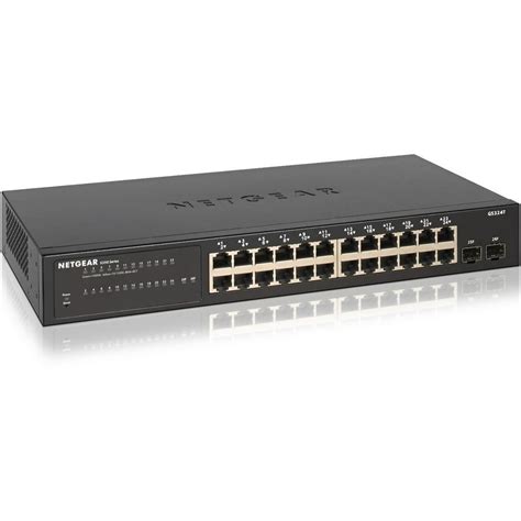 Netgear Gs324t 100nas 24 Port Gigabit Ethernet Smart Managed Pro Switch