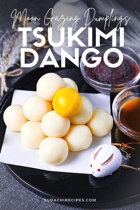 Tsukimi Dango Moon Gazing Dumplings Recipe Wagashi Recipe Food