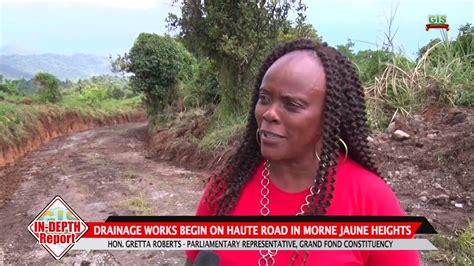 REHABILITATION OF HAUTE FEEDER ROAD IN MORNE JAUNE BEGINS YouTube