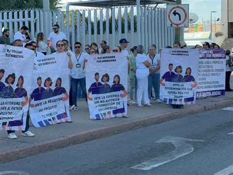 Protestan Trabajadores Del Poder Judicial En Hermosillo