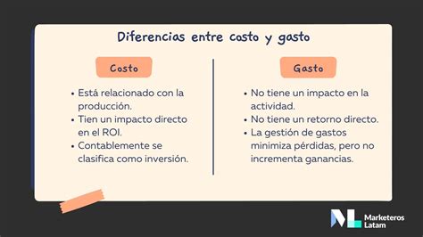 Diferencias Entre Costo Y Gasto Cuadro Comparativo Hot Sex Picture