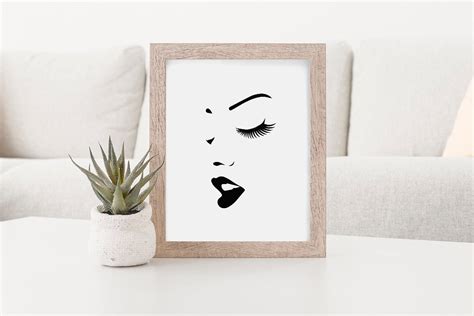 Makeup print makeup art fashion print beauty print | Etsy