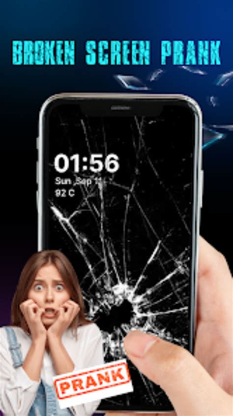 Android I In Broken Screen Prank Wallpaper Ndir