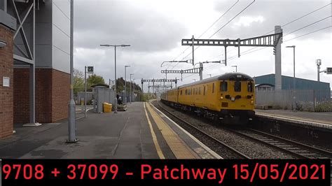 Network Rail DBSO 9708 Colas 37099 Passing Patchway 15 05 2021