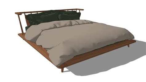 Modern Bed 3d Warehouse Sketchup Model 3d Warehouse Japanese Design