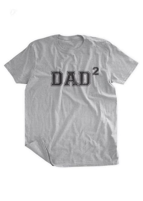 Funny Dad T Shirt Dad 2 Tshirt Dad Squared Dad Two Kids Blk Etsy Canada