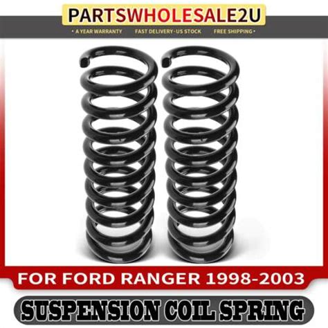 2x Front LH RH Coil Springs For Ford Ranger 1998 2003 3L545310DA